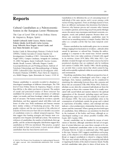 Cultural Cannibalism as a Paleoeconomic System in the European