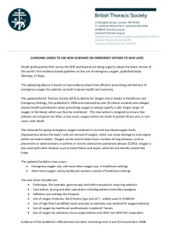BTS Guideline - Association for Respiratory Technology and