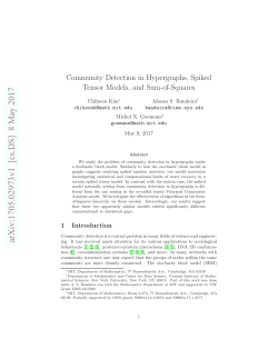Community Detection in Hypergraphs, Spiked Tensor Models, and