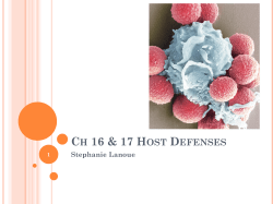 Host Defence