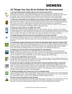10 Things You Can Do To Protect the Environment