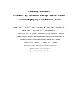 Supporting information Controllable Edge Oxidation and