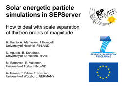 Solar energetic particle simulations in SEPServer