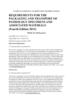 Packaging - Department of Health