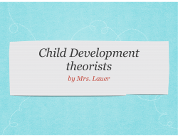Child Development Theorists