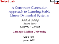 stable linear dynamical systems