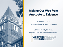 Student Learning Outcome