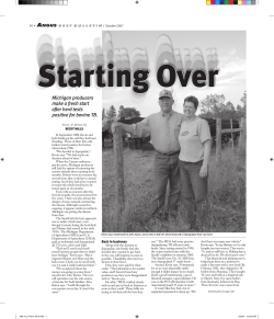 Michigan producers make a fresh start after herd tests positive for