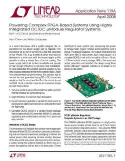 Powering Complex FPGA-Based Systems Using Highly Integrated