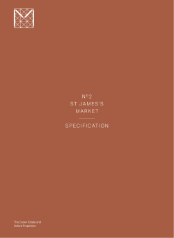 N&ordm;2 St James`s Market Detailed Specification PDF