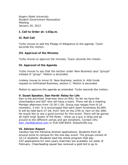 Rogers State University Student Government Association Meeting