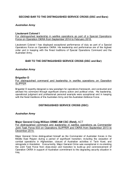 (DSC and Bars) Australian Army Lieutenant Colonel I For