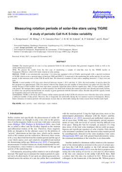Measuring rotation periods of solar