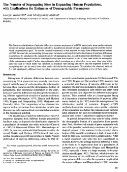 The Number of Segregating Sites in Expanding