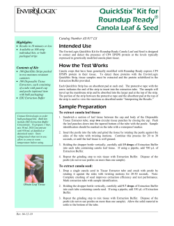 QuickStix&trade; Kit for Roundup Ready