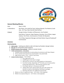 May 21, 2013 - League Athletics