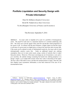 Portfolio Liquidation and Security Design with Private Information&dagger;