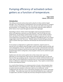 The ability of activated carbon (charcoal)