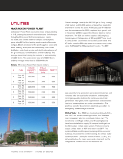 McCRACKEN POWER PLANT - The Ohio State University