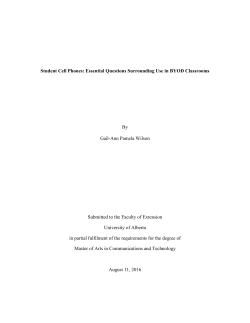 Student Cell Phones: Essential Questions Surrounding Use in