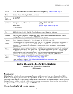 Channel coding for UL control channel