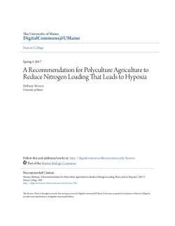 A Recommendation for Polyculture Agriculture to Reduce Nitrogen