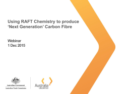 Using RAFT Chemistry to produce `Next Generation