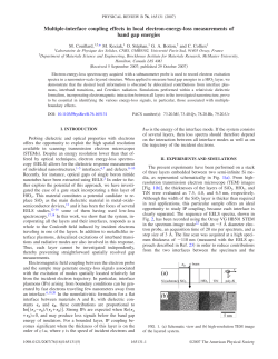 Multiple-interface coupling effects in local electron-energy