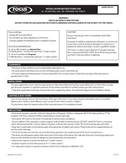 Install AL-18 Gas Series