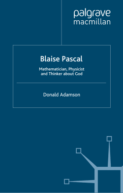 Blaise Pascal - Devine Rentals