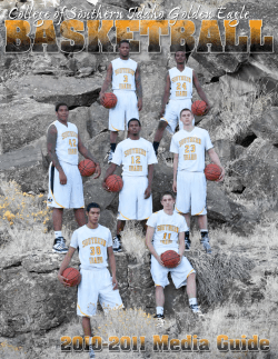 2010-2011 Men`s Basketball Media Guide - CSI Athletics
