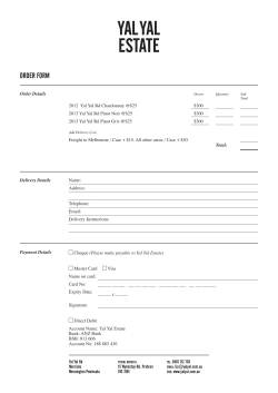 2012 Yal Yal Rd Chardonnay @$25 $300 2013 Yal