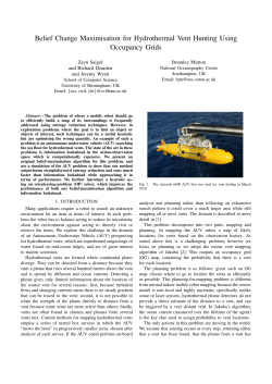 Belief Change Maximisation for Hydrothermal Vent