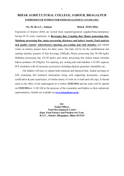 List of equipments for Honey processing Line – 100 kg/hr
