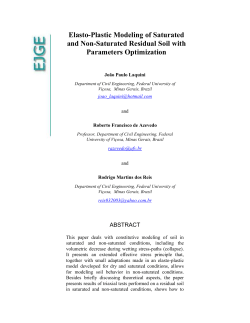 Paper title - Electronic Journal of Geotechnical Engineering