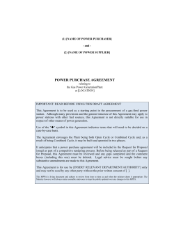 Model-PPA-for-Natural-Gas-fired-power-generation