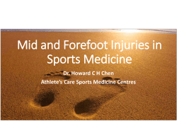 Lisfranc`s Joint Injuries