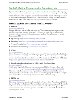 Jhpiego Resource Package for Journal Manuscript