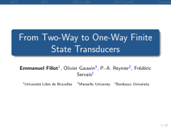 From Two-Way to One-Way Finite State Transducers