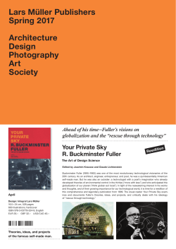 Lars M&uuml;ller Publishers Spring 2017 Architecture Design