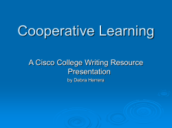 Cooperative Learning