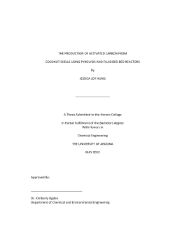 THE PRODUCTION OF ACTIVATED CARBON FROM COCONUT