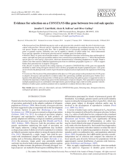 Evidence for selection on a CONSTANS