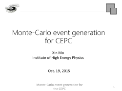 NLO Monte-Carlo Generation for CEPC