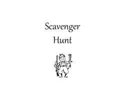 Scavenger Hunt