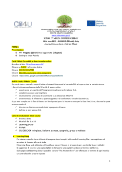 Modulo 8 CLIL in the Classroom