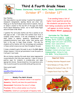 Curriculum for This Week - North Beach School District