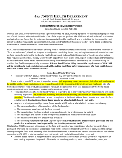 Jay COUNTY HEALTH DEPARTMENT