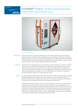 PLASTINUM&trade; Temp D. Dynamic mould temperature control with