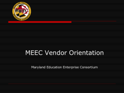 MEEC: Why Working Together Makes A Difference